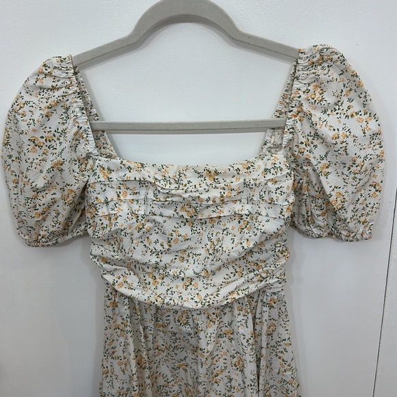 COPY - The O.P.T. One Perfect Time River midi dress khaki dollar Size S - Picture 9 of 10